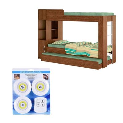 Beliche Ditália Cama Auxiliar Com Kit Luz Cm-15 Cor:diamond Diamond