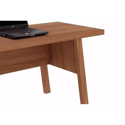 Escrivaninha p/ Escritório ME4122 c/ 2 Gavetas Nogal/FendiOff - Tecno Mobili