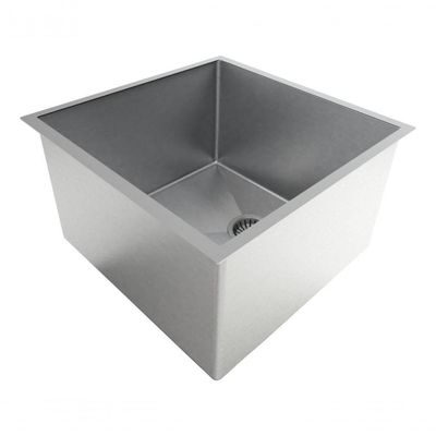 Cuba De Inox 35X350 Quadrada Cozinha Balcão