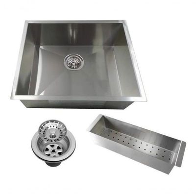 Pia Cuba De Inox C/ Escorredor 60X40 Com Valvula 3 1/2