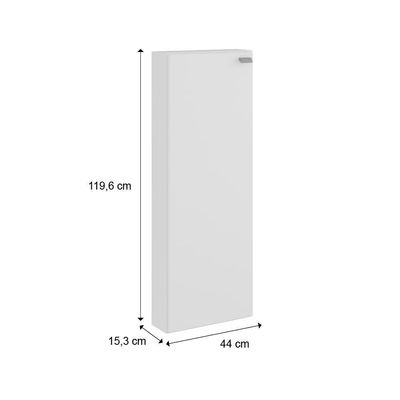 Armário Sapateira Utilitário 1 Porta Branco Carraro