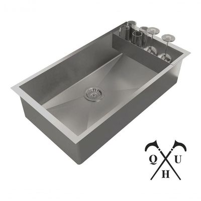 Pia Cuba C/ Escorredor Aço Inox C/ Valvula 70X40