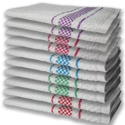 10 Panos De Prato Atoalhado Felpudo Vm+vd+az+rs+rx
