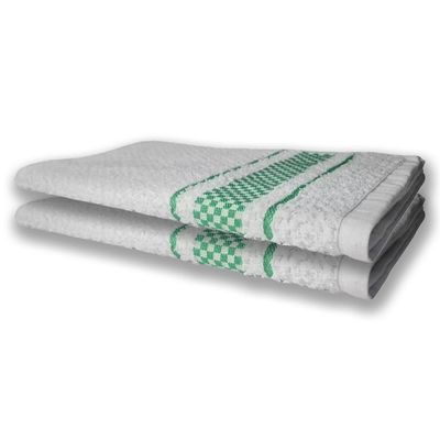 4 Panos De Prato Atoalhado Felpudo Vermelho e Verde