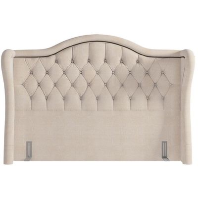 Cabeceira Cama Box Casal 140cm P05 Lisboa Linho Creme