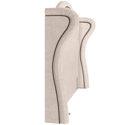 Cabeceira Cama Box Casal King 195cm P05 Lisboa Bege Claro