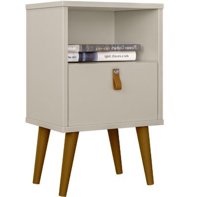 Kit Cabeceira Casal 240cm Com Mesa De Cabeceira Carvalho
