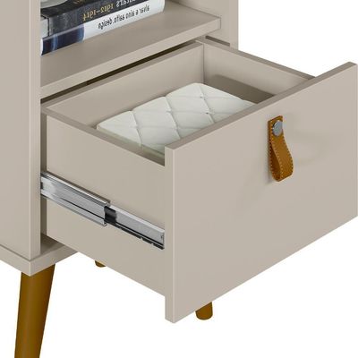 Kit Cabeceira Casal 240cm Com Mesa De Cabeceira Carvalho