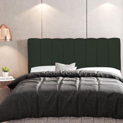 Cabeceira Cama Box Painel Casal 140 Cm Dubai Verde Musgo