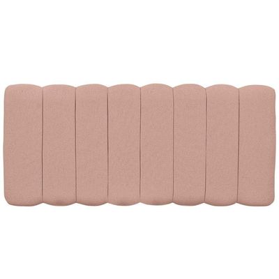 Cabeceira Cama Box Painel Casal 140 Cm Dubai W01 Linho Rosê