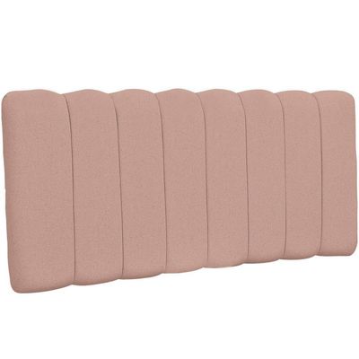 Cabeceira Cama Box Painel Casal 140 Cm Dubai W01 Linho Rosê