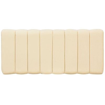 Cabeceira Cama Box Painel Casal 160 Cm Dubai W01 Suede Bege