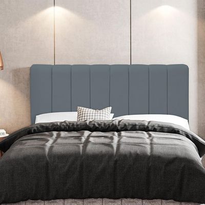 Cabeceira Cama Box Painel Solteiro 100 Cm Dubai W01 Cinza