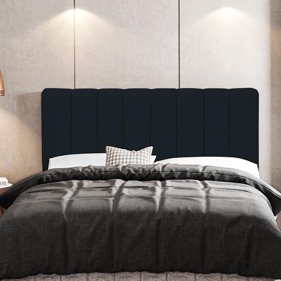 Cabeceira Cama Box Painel Casal Queen 160cm Dubai W01 Preto
