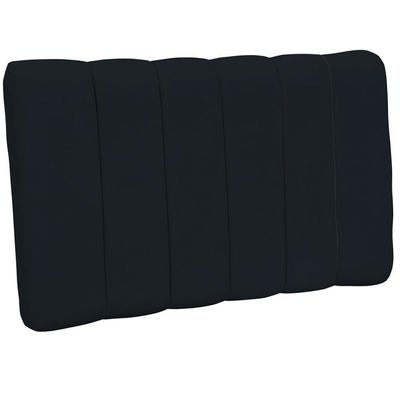 Cabeceira Cama Box Painel Solteiro 100 Cm Dubai W01 Preto