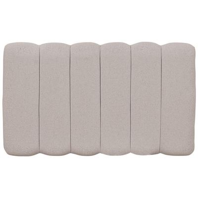 Cabeceira Cama Box Painel Solteiro 100 Cm Dubai W01 Bege