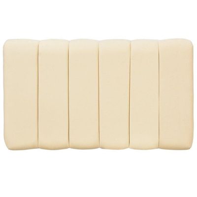 Cabeceira Cama Box Painel Solteiro 100 Cm Dubai W01 Bege
