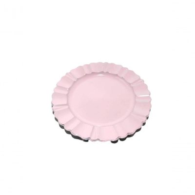 Sousplast Rosa Com Textura