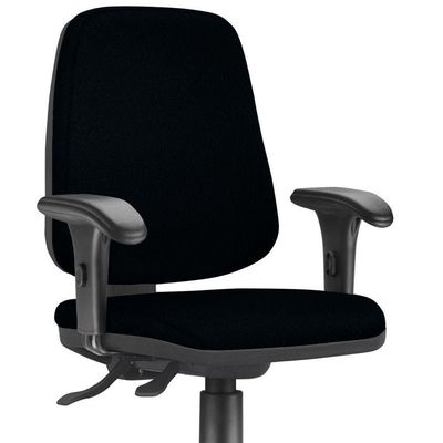 Cadeira Giratória Job L02 Diretor Executiva Crepe Preto