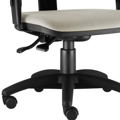Kit 02 Cadeiras Giratória Job Executiva Ergonomica Bege