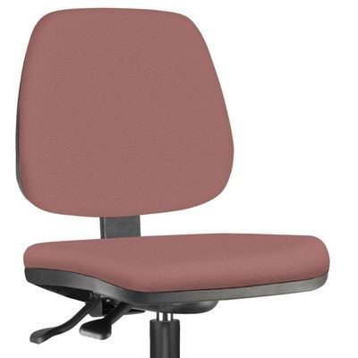 Cadeira Caixa Alta Giratória Job L02 Suede Rosê