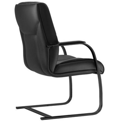 Kit 02 Cadeiras Escritório Preto New Onix F02 Preto