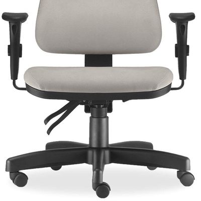 Kit 02 Cadeiras De Escritório Giratória Executiva Bege