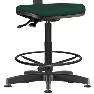 Cadeira Caixa Alta Giratória Job L02 Crepe Verde Musgo
