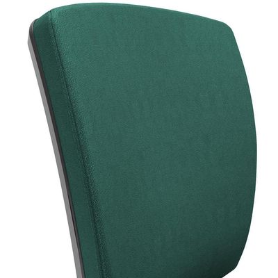 Cadeira De Escritório Fixa Executiva Office Preto Slim Alta Flexi P03 Poliéster Verd