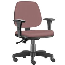 Cadeira Giratória Job Executiva Ergonômica Escritório Rosê