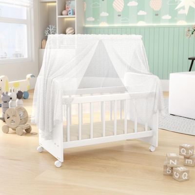 Kit 04 Berços Para Boneca Magia Brinquedo Infantil Branco