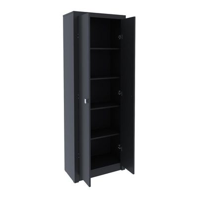 Armário Escritório Com 2 Portas Multimóveis Cr25015 Preto