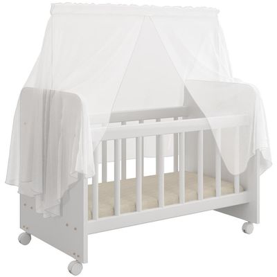Kit 02 Berços Boneca Magia C02 Brinquedo Infantil Branco