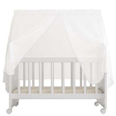 Kit 02 Berços Boneca Magia C02 Brinquedo Infantil Branco