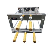 Churrasqueira Rotativa Cerpo 05 Espetos Dupla Inox