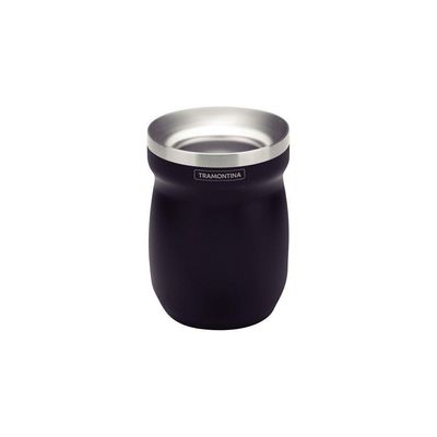 Cuia Térmica Tramontina Preta 240 Ml Tramontina