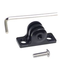 Suporte Adaptador em Alumínio para Fixação de Câmeras GoPro e Similares