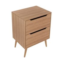 Gabinete Banheiro 60cm 2 Gavetas Retrô Multimóveis Cr10119 Amêndoa Amêndoa
