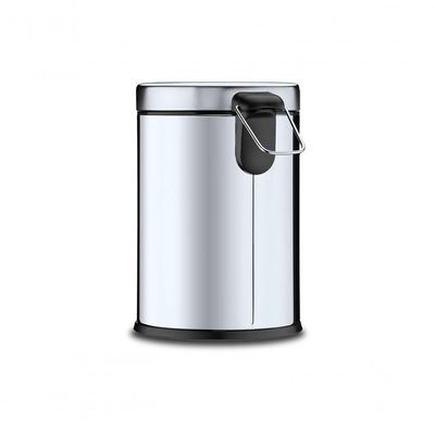 Lixeira Inox Pedal E Balde 3l Decorlinelixeiras ø 17x27cm
