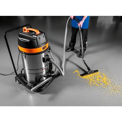 Aspirador de pó Tramontina 80 Litros em Aço Inox para sólidos e líquidos 2400 W 110V