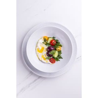 Aparelho de Jantar, Chá e Sobremesa 20 Peças Germer Shell em Porcelana – Branco