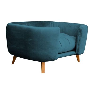 Cama Pet Poltrona Hannah Luxo Azul Royal