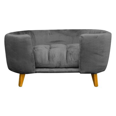Cama Pet Poltrona Hannah Luxo Cinza