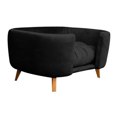 Cama Pet Poltrona Hannah Luxo Preto