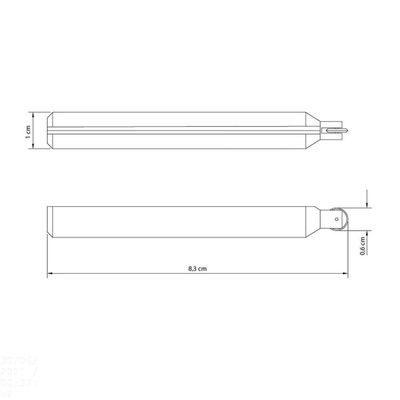 Disco De Corte 6 Mm Para Cortador De Pisos E Azulejos Em Carboneto De Tungstênio Com Supo
