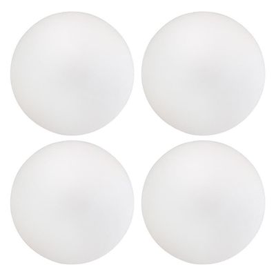 Kit 04 Assentos Redondo Branco 25 Cm