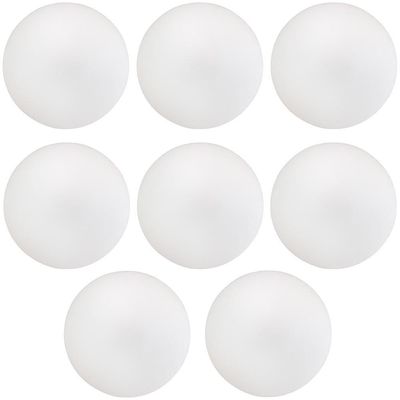 Kit 08 Assentos Redondo Branco 35 Cm