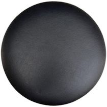 Assento Redondo H02 Corino Preto 30cm