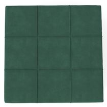 Puff Quadrado Milano 90x90cm W01 Suede Verde Musgo