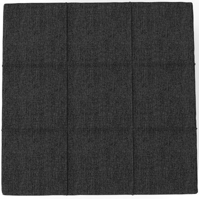 Puff Quadrado Milano 90x90cm W01 Linho Chumbo